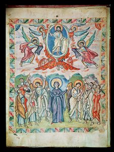 The Ascension, from the Rabula Gospels, 586 AD